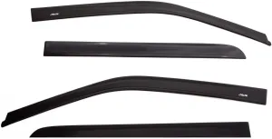 Auto Ventshade [AVS] in-Channel Rain Guards for 2022-2025 Toyota Tundra CrewMax | Window Vent Visors, 4 pcs. - Smoke | 194888