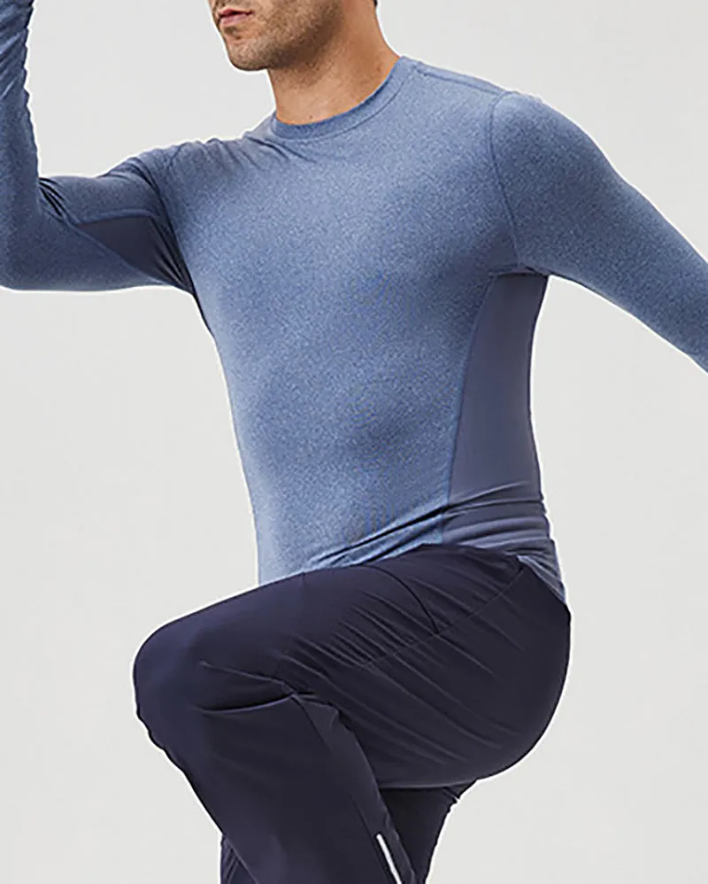 Autumn Men's Long Sleeve Running T-shirt S-2XL