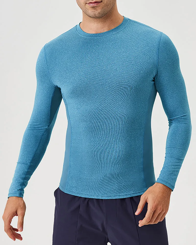 Autumn Men's Long Sleeve Running T-shirt S-2XL