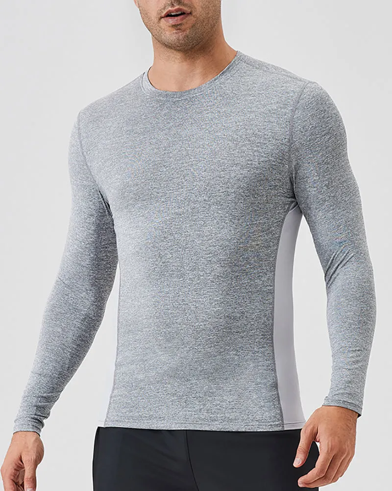 Autumn Men's Long Sleeve Running T-shirt S-2XL