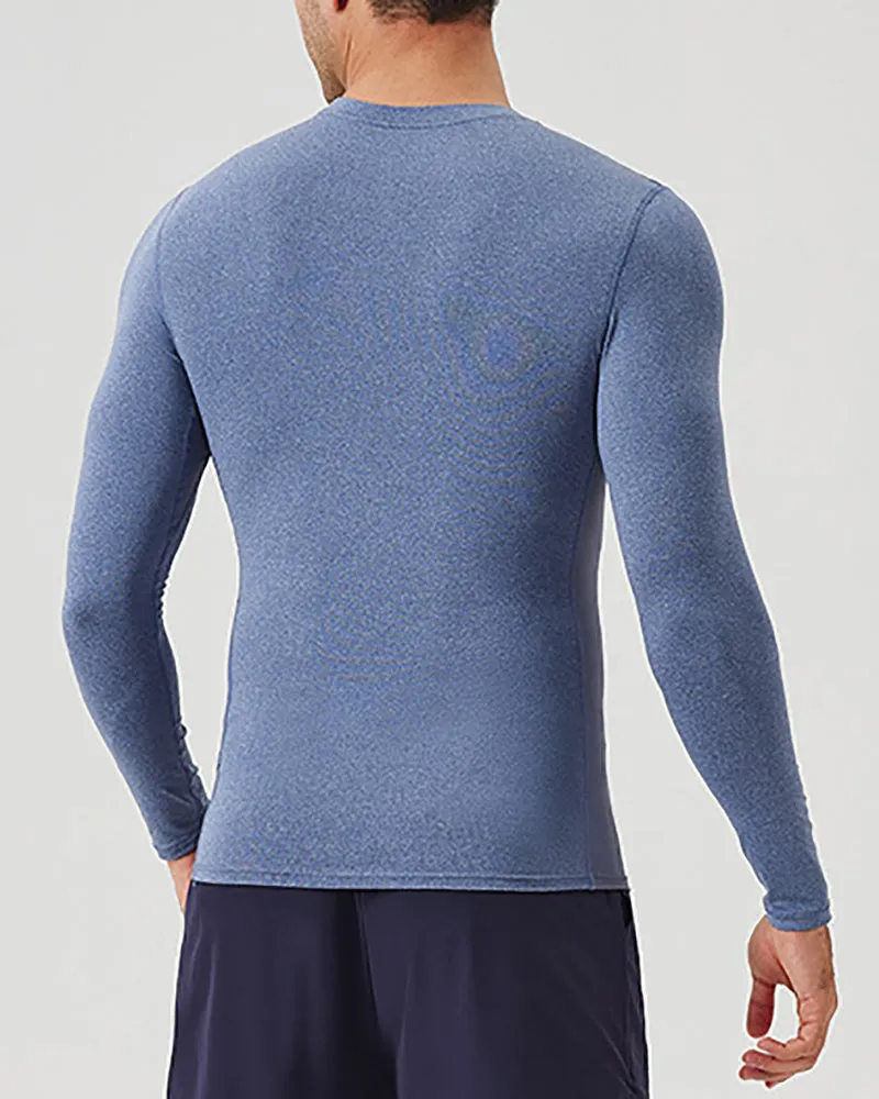 Autumn Men's Long Sleeve Running T-shirt S-2XL