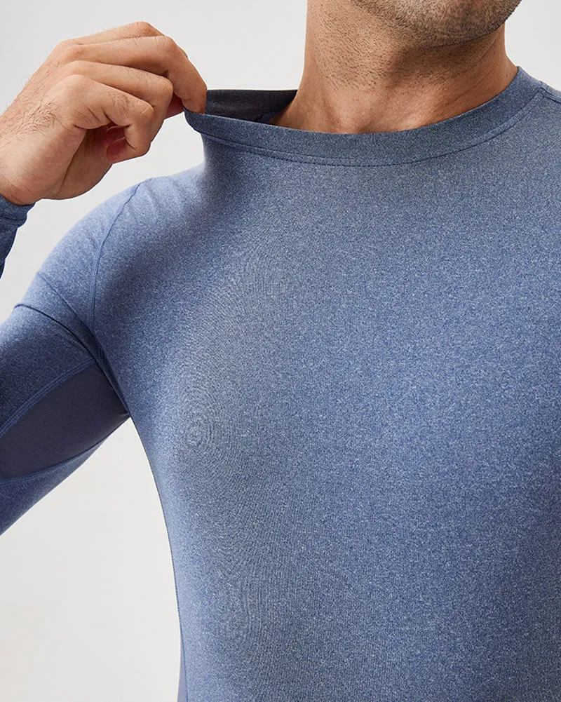 Autumn Men's Long Sleeve Running T-shirt S-2XL