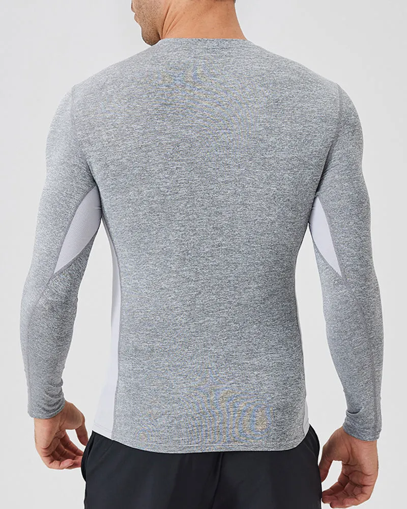 Autumn Men's Long Sleeve Running T-shirt S-2XL