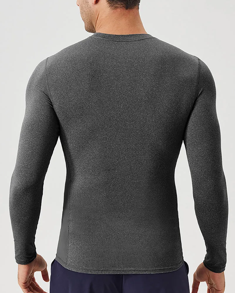 Autumn Men's Long Sleeve Running T-shirt S-2XL