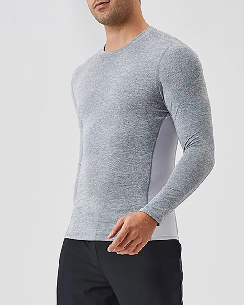 Autumn Men's Long Sleeve Running T-shirt S-2XL