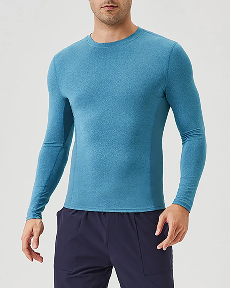 Autumn Men's Long Sleeve Running T-shirt S-2XL