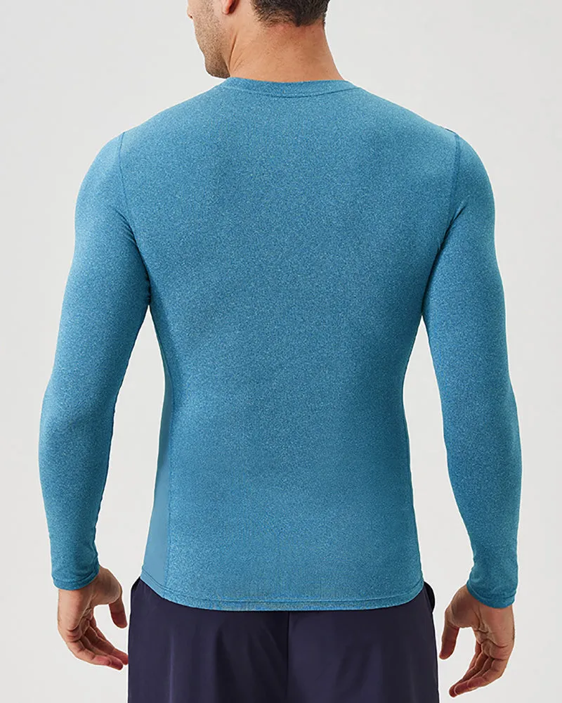 Autumn Men's Long Sleeve Running T-shirt S-2XL