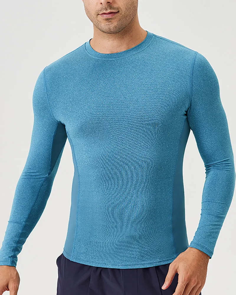 Autumn Men's Long Sleeve Running T-shirt S-2XL