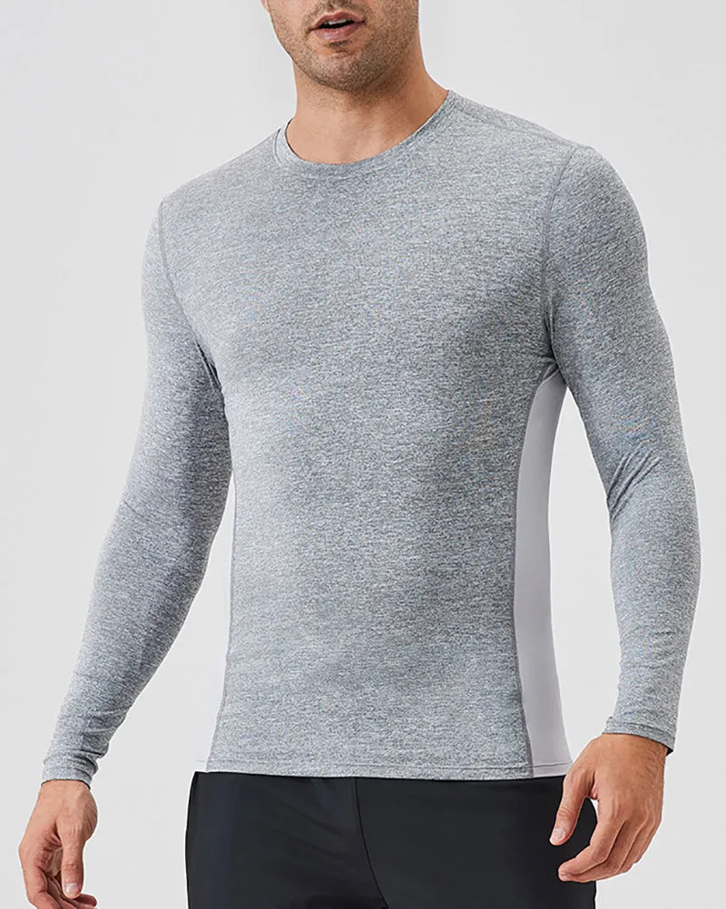 Autumn Men's Long Sleeve Running T-shirt S-2XL