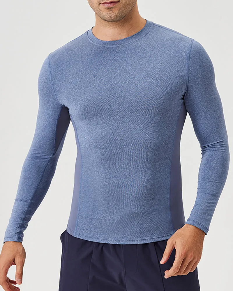 Autumn Men's Long Sleeve Running T-shirt S-2XL