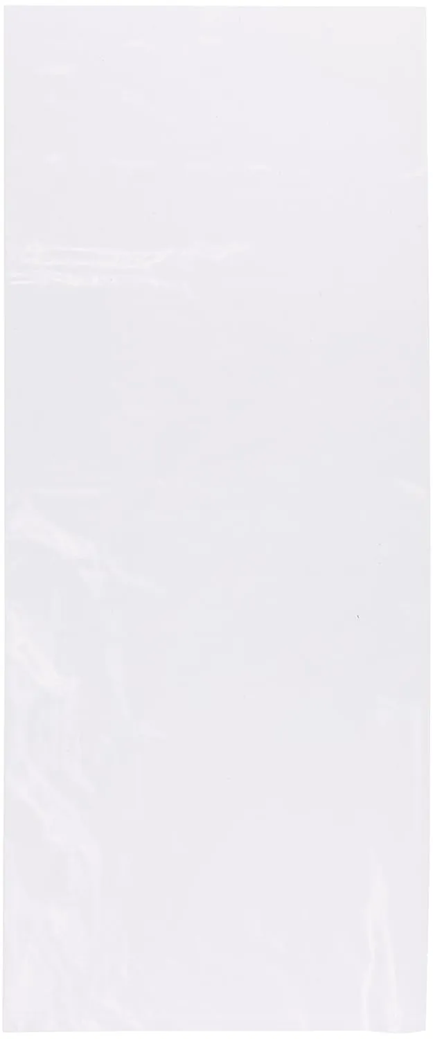 Aviditi 6" x 14" Flat Open Top Clear Plastic Poly Bags for Party Favors, Gifts, Parts, Storage, Packaging, and More, 1 Mil (Case of 1000) (PB2256)