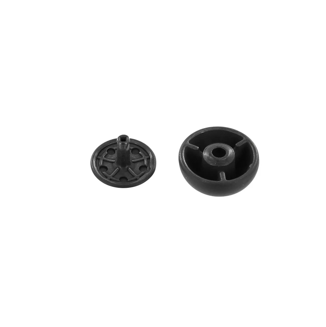 B9788 Black Matte, Round Foot, Zinc, Multiple Sizes
