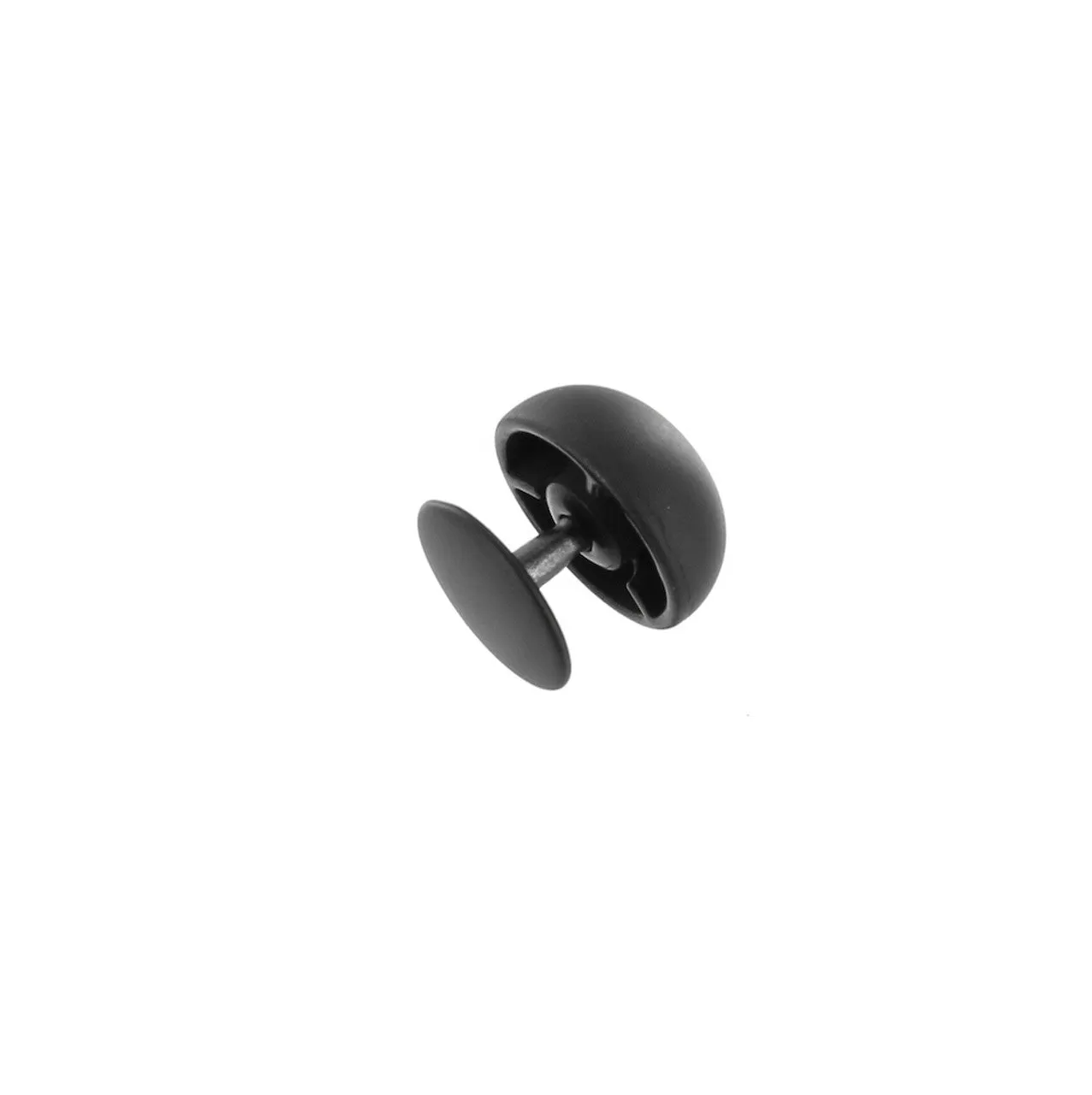 B9788 Black Matte, Round Foot, Zinc, Multiple Sizes
