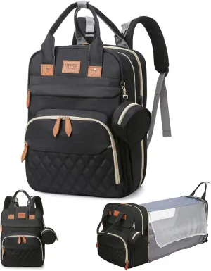 Baby Diaper Bag Backpack, Large Baby Diaper Bags for Boys Girls, Baby Bag with USB Charging Port, Multifunction Waterproof Travel Bag for Moms Dads