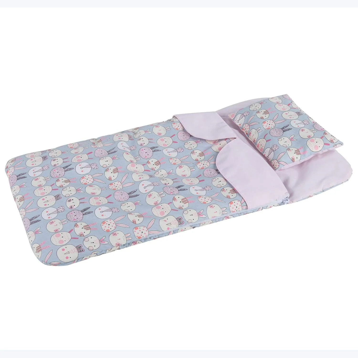 Baby Doll Sleeping Bag Dolls Sweet Dream Bags Rabbit Cartoon Sleepover Bag with Side Zipper 002