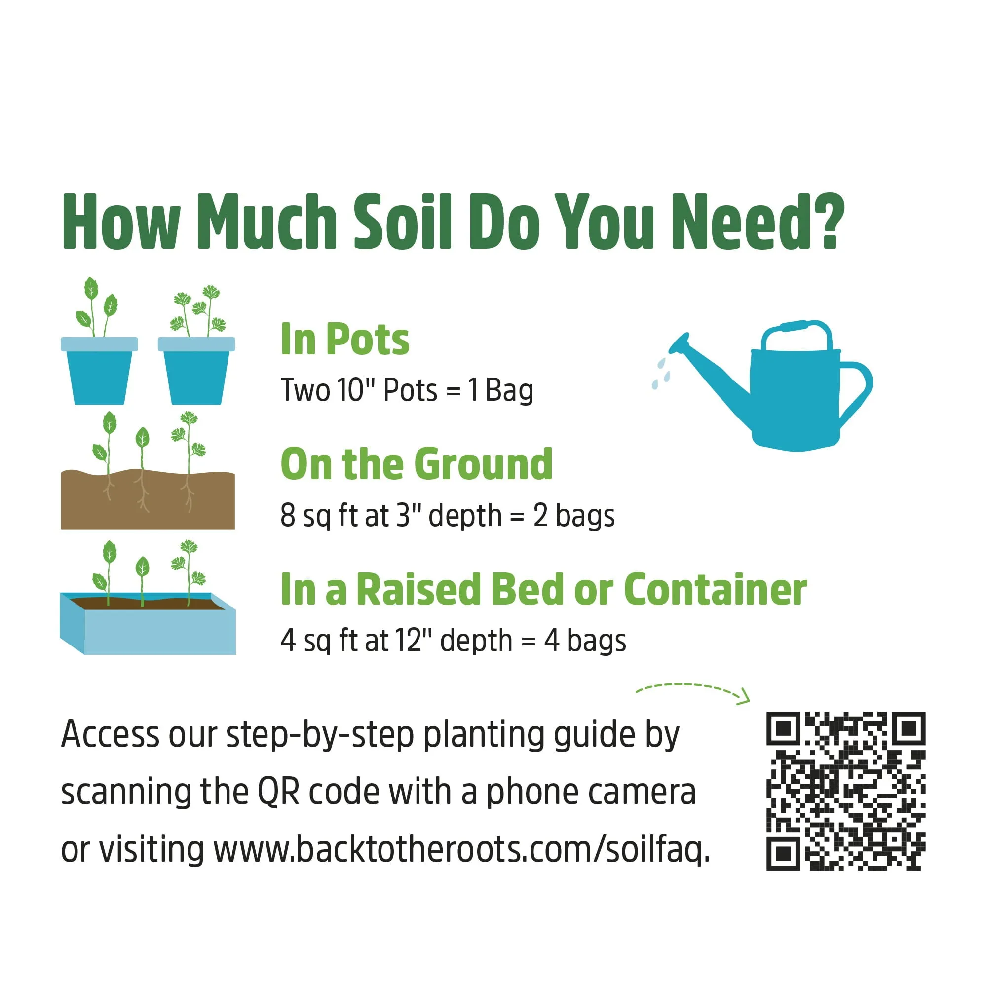 Back to the Roots Organic Premium Blend All-Purpose Potting Mix Soil, 1 Cubic Ft
