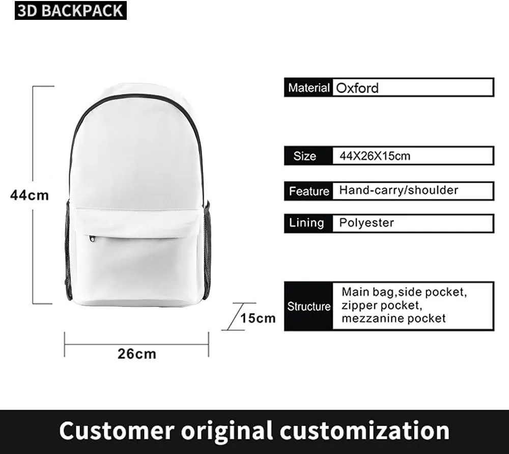 Backwoods Backpack, Backwoods Laptop Bag School Bag Travel Shoulder Bag Book Bags (AB), One Size