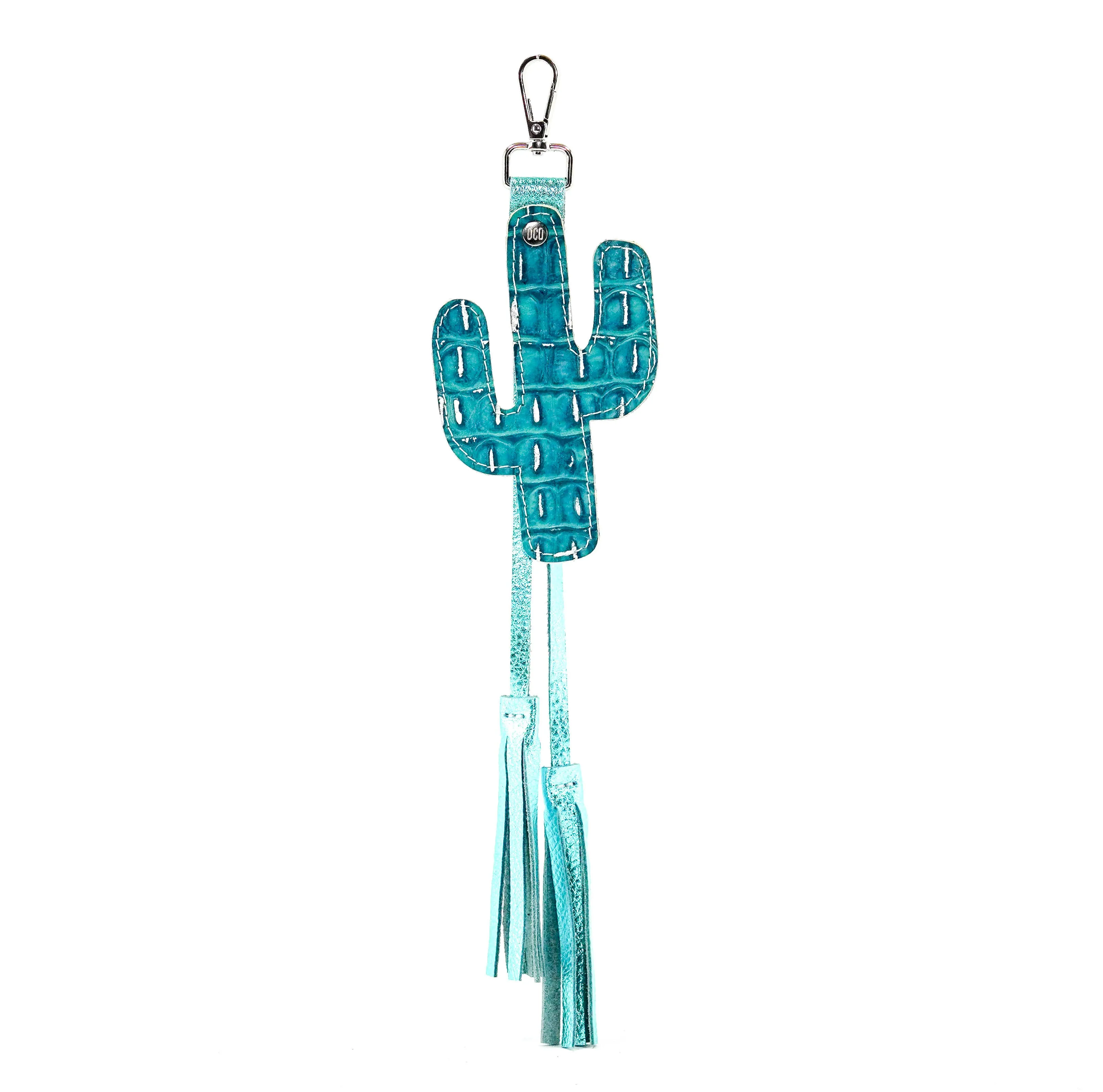 Bag Charm - All Embossed w/ Tropical Croc