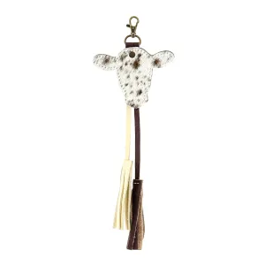 Bag Charm - Chocolate & White w/ No Embossed
