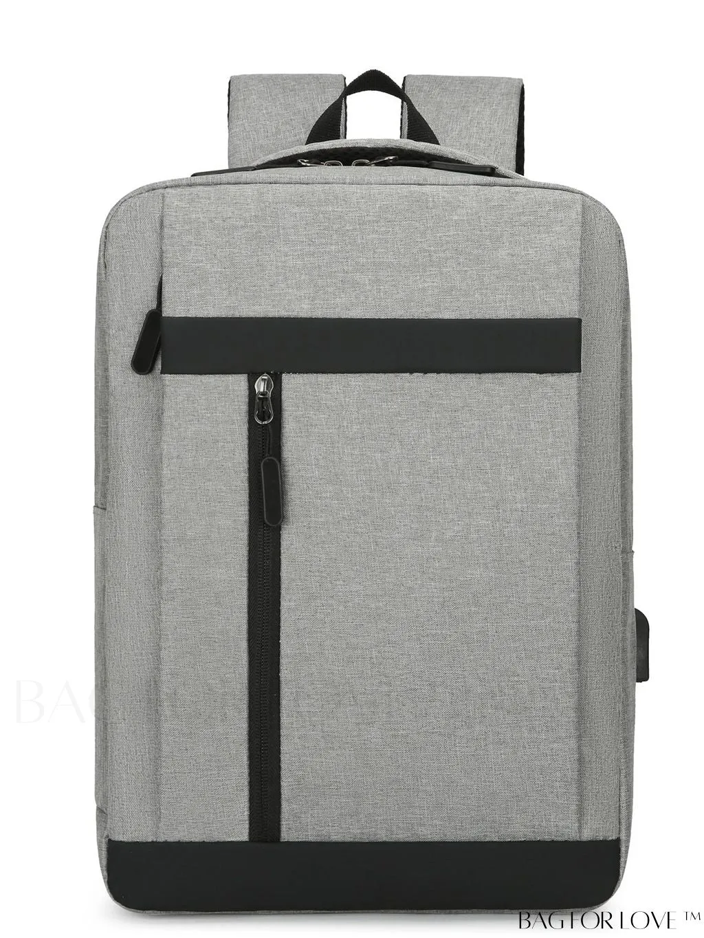 BagForLove - Business Laptop Backpack with Two-Tone Design and Convenient Charging Port