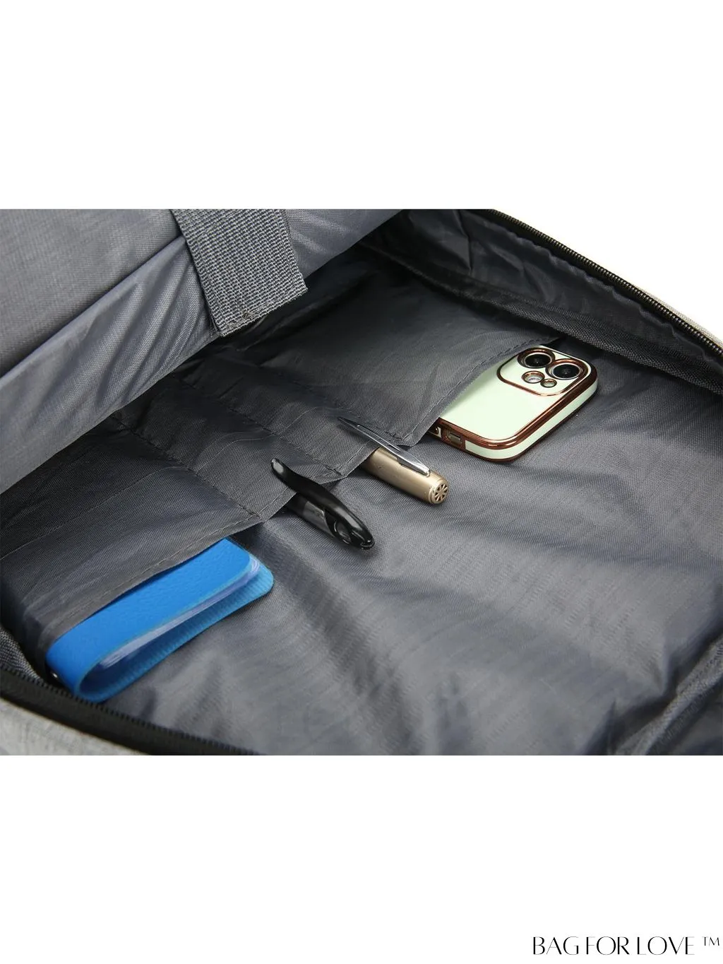 BagForLove - Business Laptop Backpack with Two-Tone Design and Convenient Charging Port