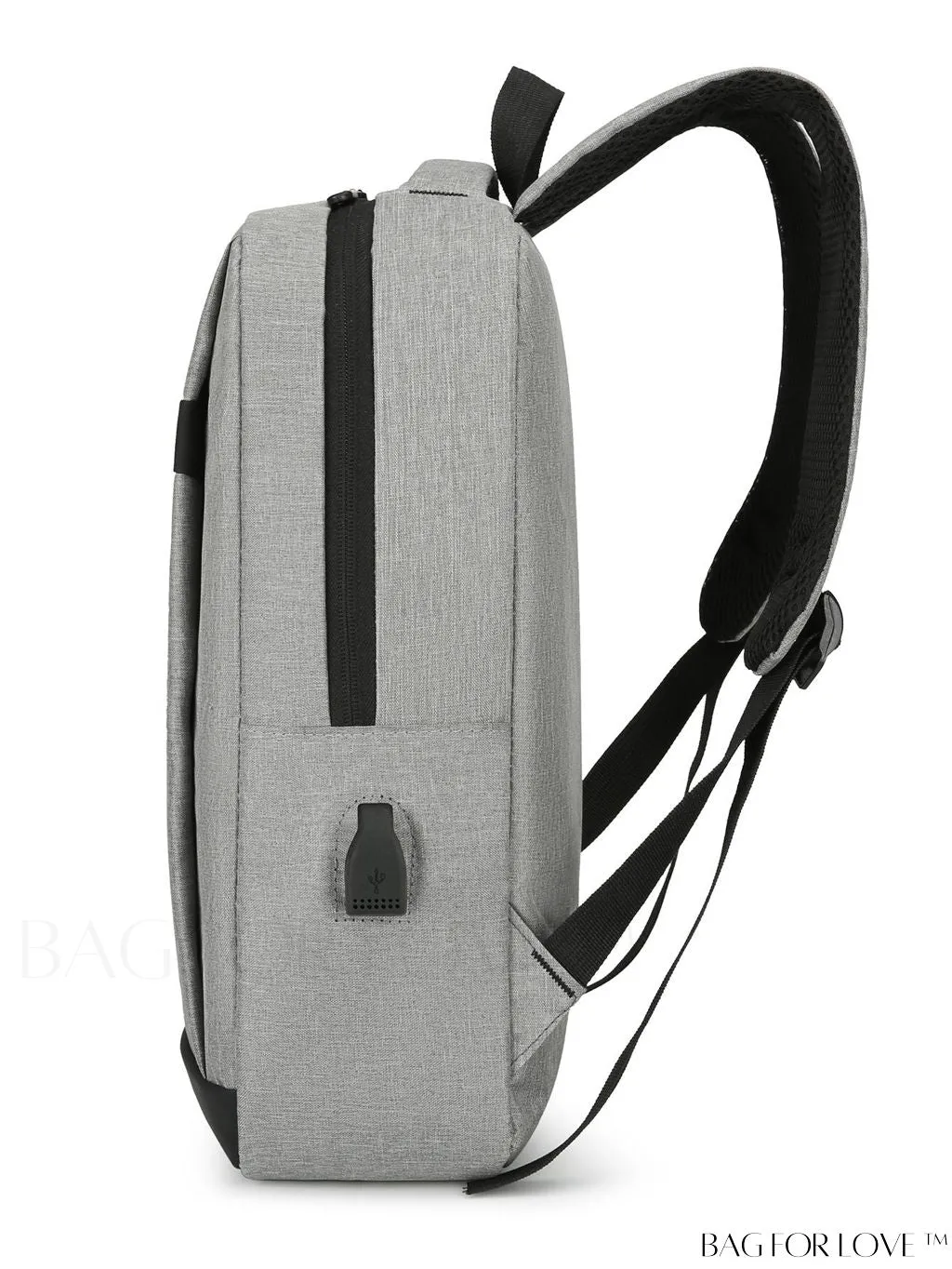 BagForLove - Business Laptop Backpack with Two-Tone Design and Convenient Charging Port