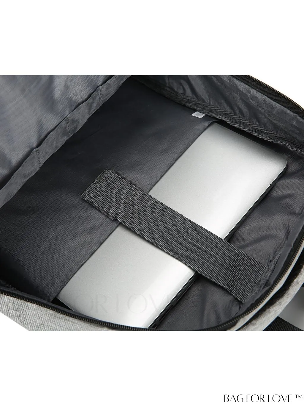 BagForLove - Business Laptop Backpack with Two-Tone Design and Convenient Charging Port