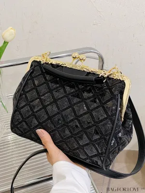 BagForLove - Chic Black Clutch: Sleek, Elegant, and Timeless