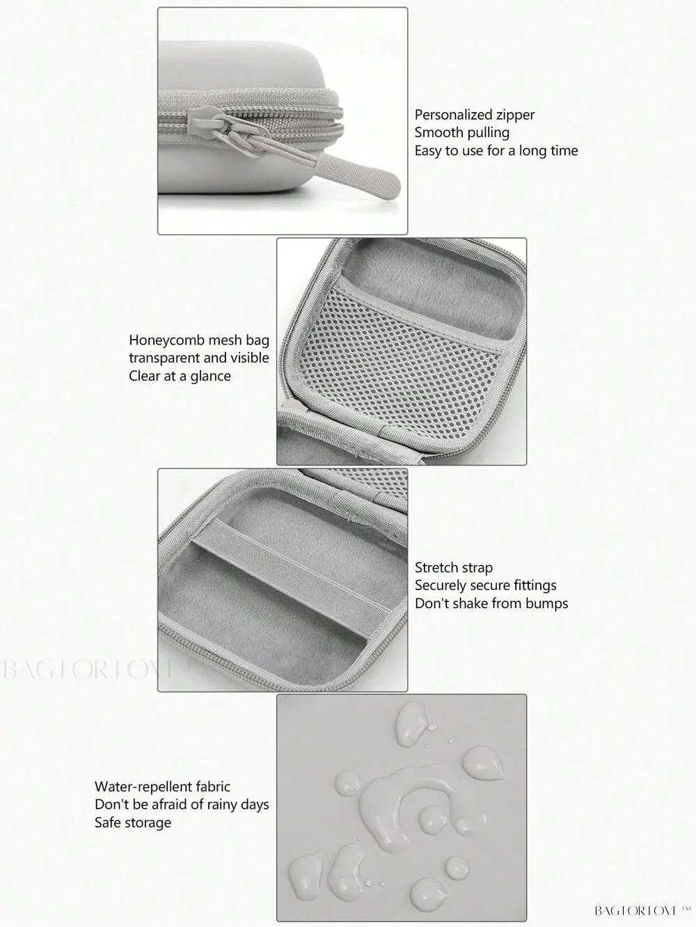 BagForLove - Leather-Bound Storage Bag with Multifunctional Features