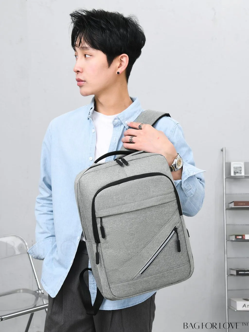 BagForLove - Professional Business Laptop Bag with USB Charging Port