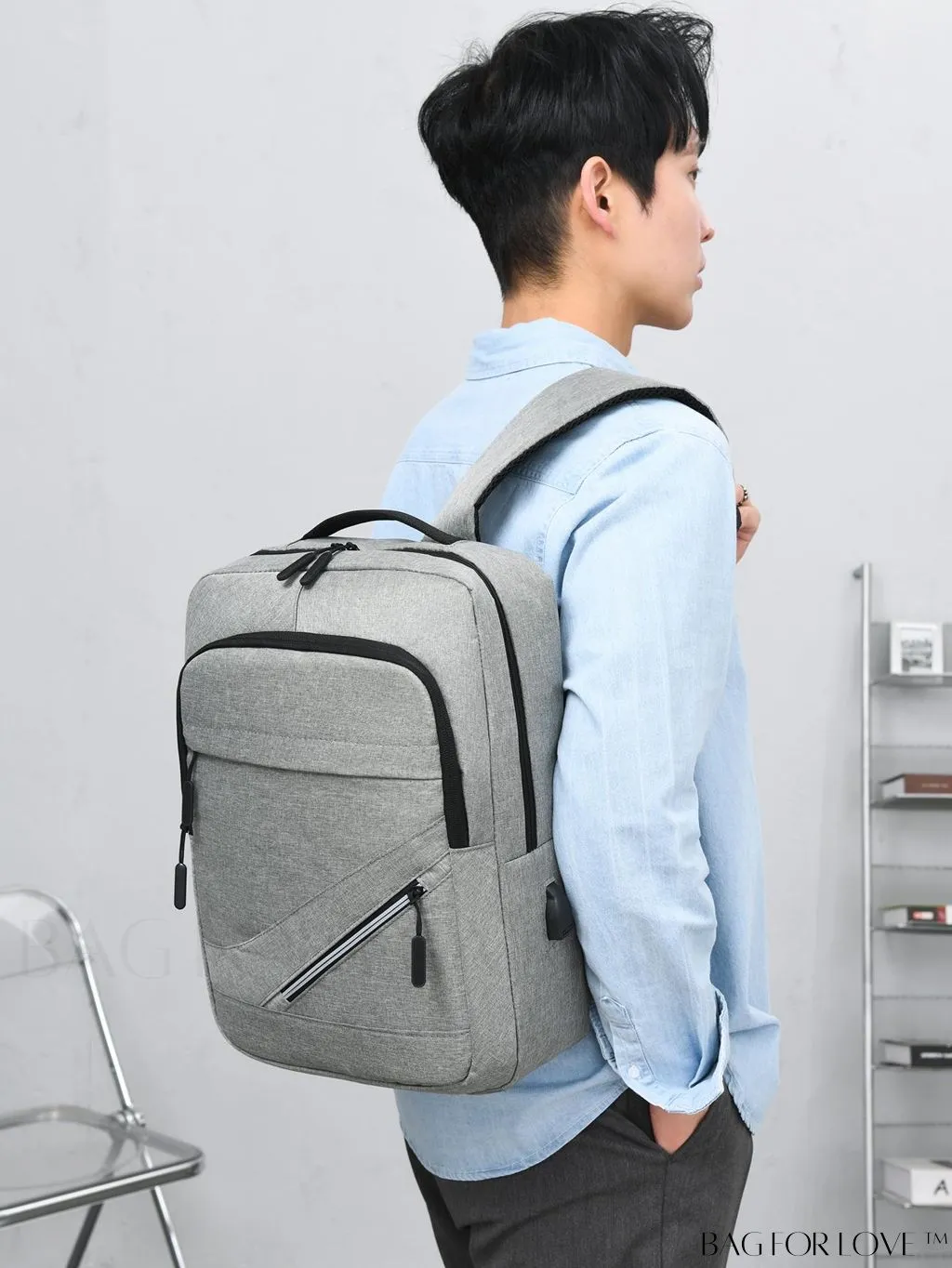 BagForLove - Professional Business Laptop Bag with USB Charging Port