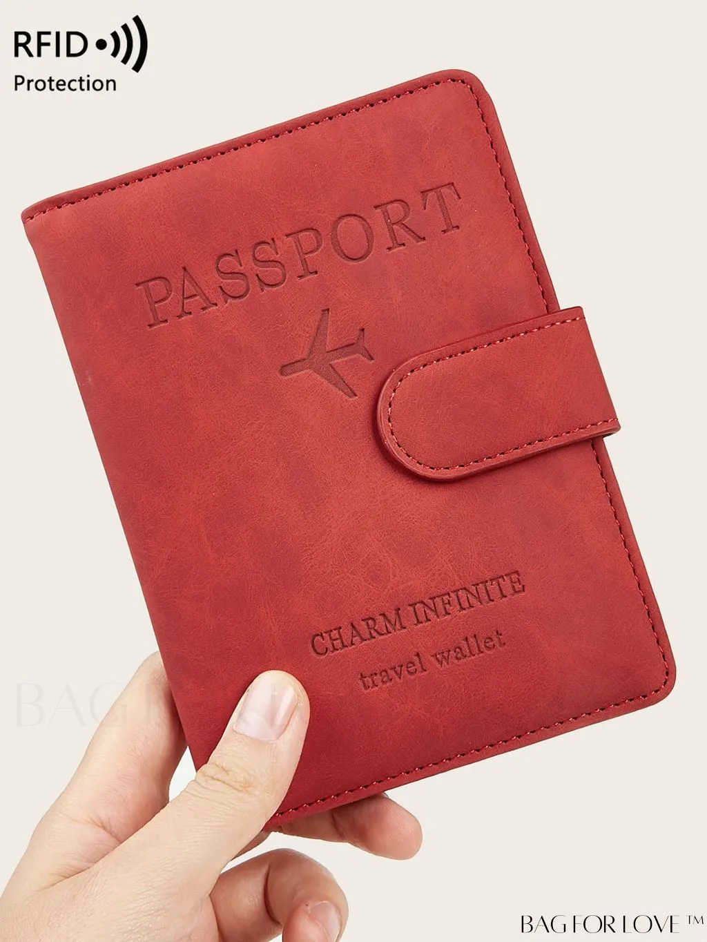 BagForLove - Secure RFID Passport Wallet: Travel in Style with RFID Protection