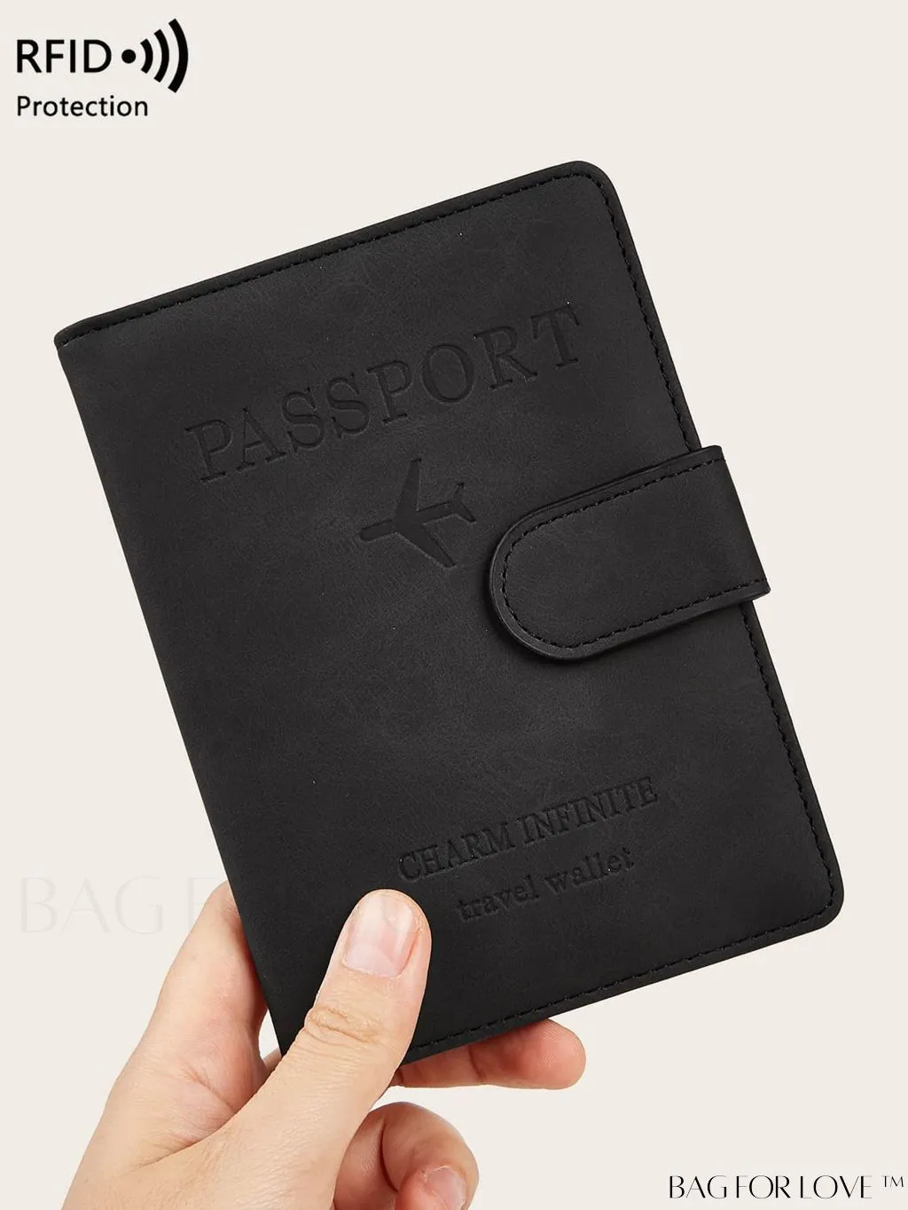 BagForLove - Secure RFID Passport Wallet: Travel in Style with RFID Protection