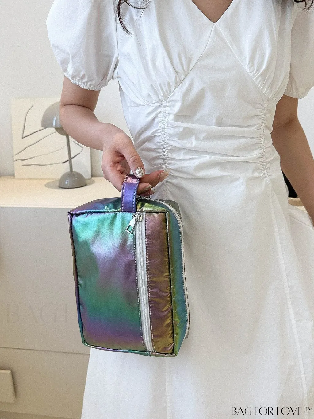 BagForLove - Sleek and Shiny Metallic Clutch
