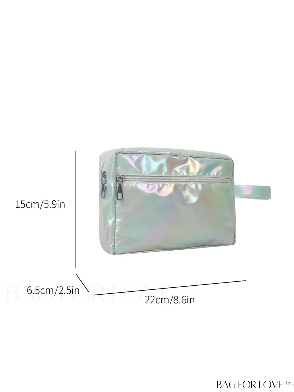 BagForLove - Sleek and Shiny Metallic Clutch