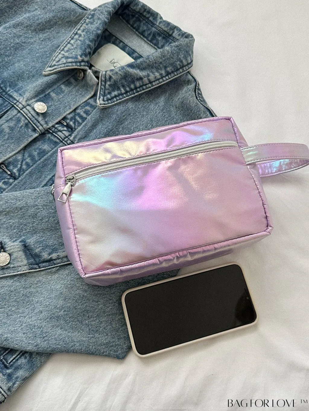 BagForLove - Sleek and Shiny Metallic Clutch