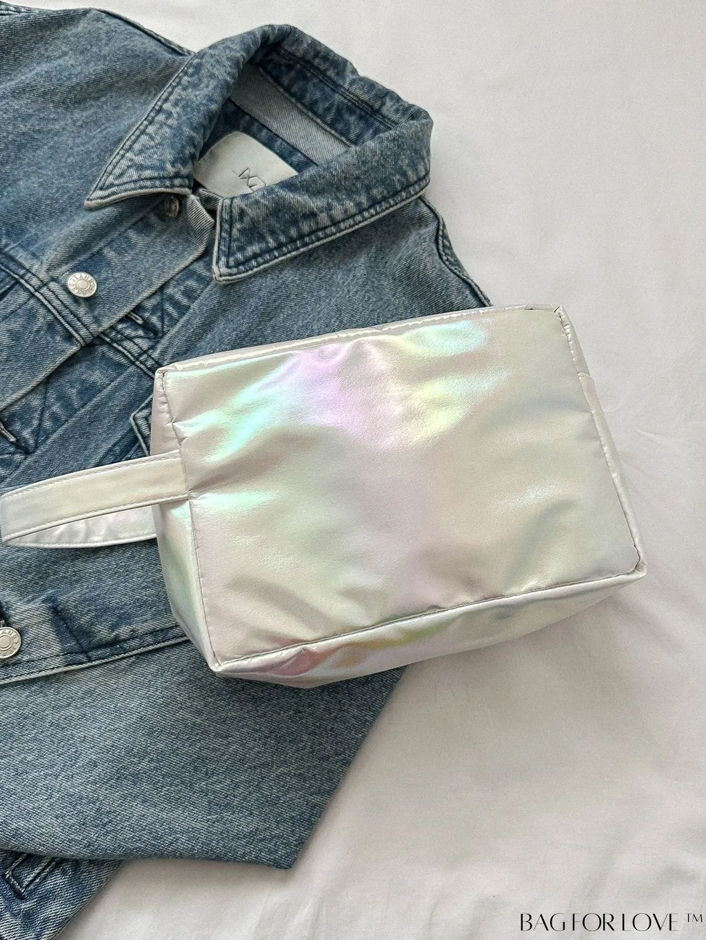 BagForLove - Sleek and Shiny Metallic Clutch