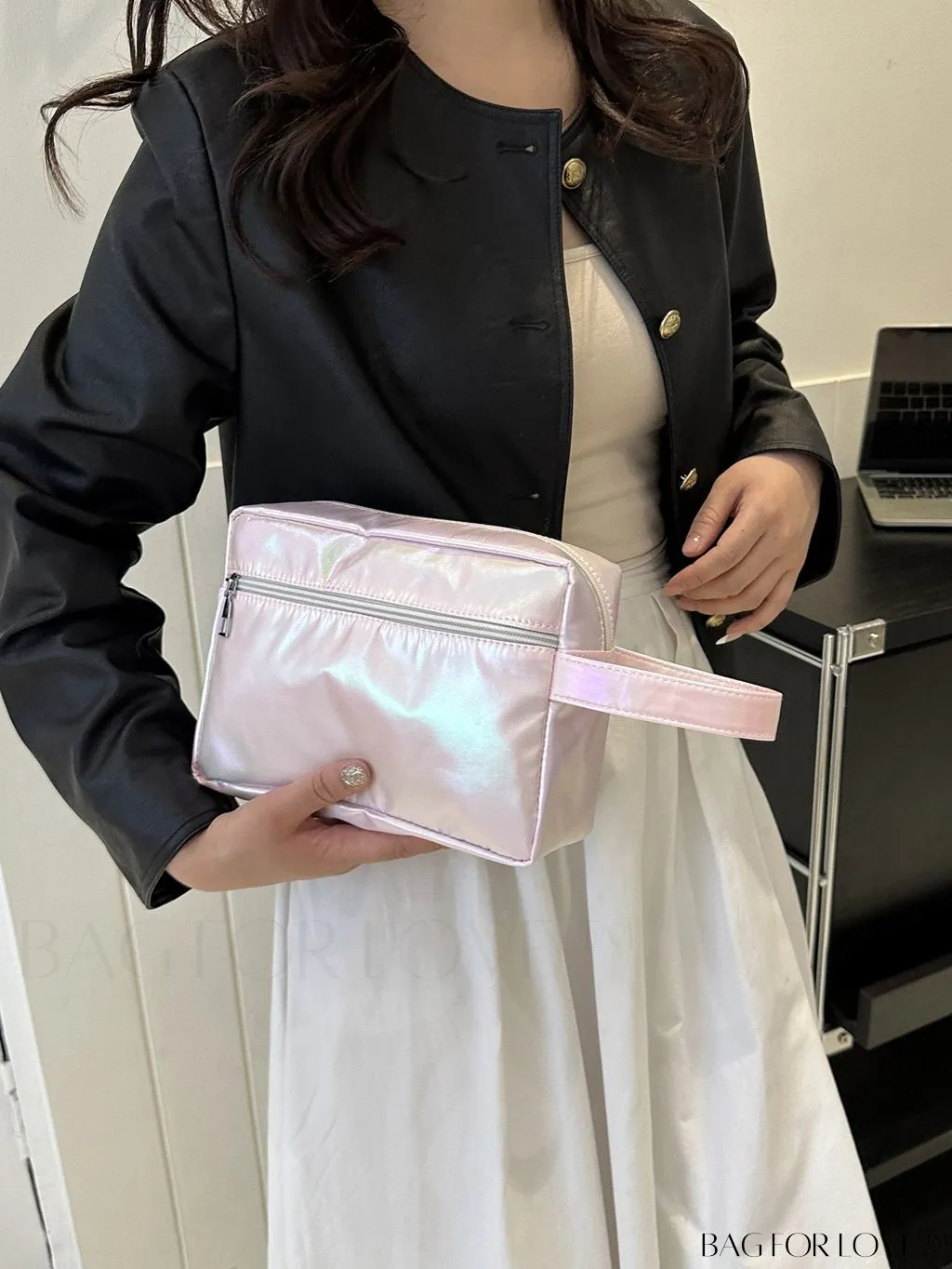 BagForLove - Sleek and Shiny Metallic Clutch