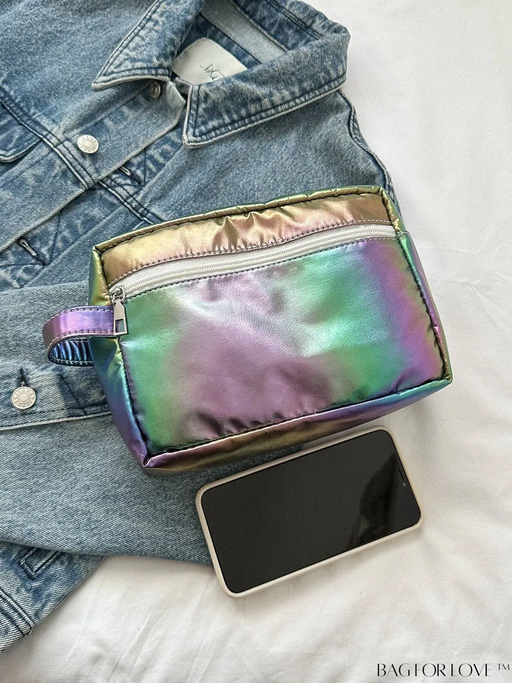 BagForLove - Sleek and Shiny Metallic Clutch