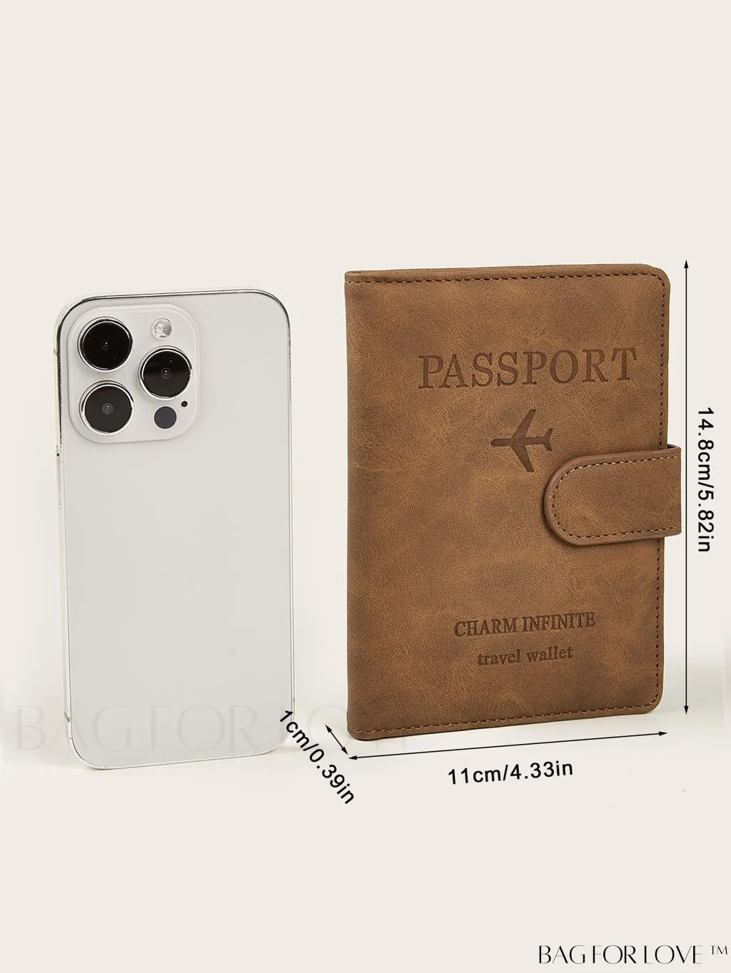 BagForLove - Travel Passport Wallet with RFID Blocking for Secure Protection