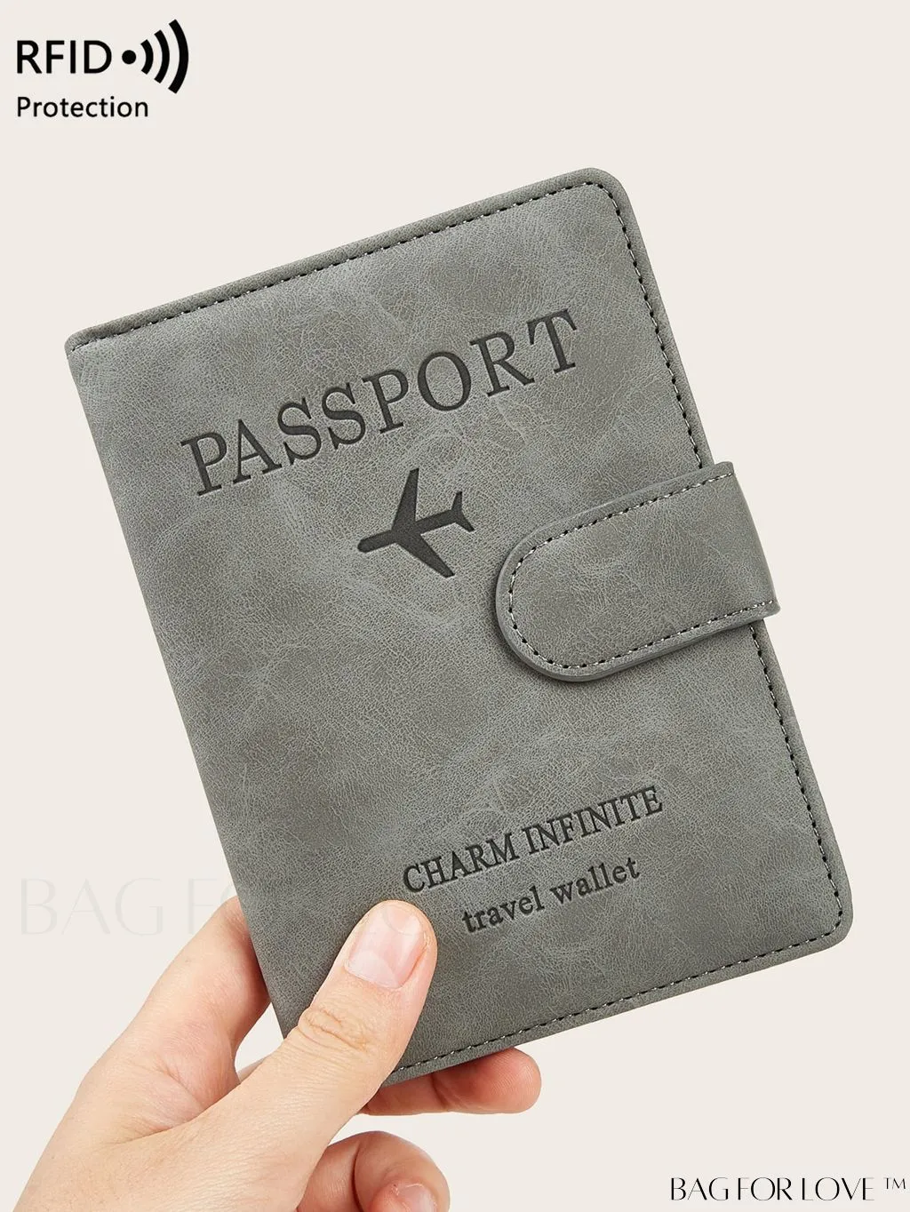 BagForLove - Travel Passport Wallet with RFID Blocking for Secure Protection