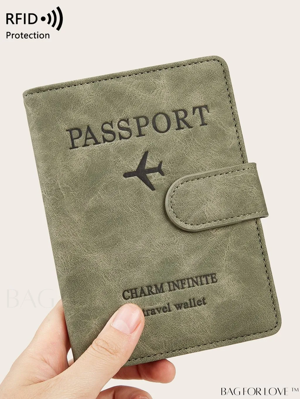 BagForLove - Travel Passport Wallet with RFID Blocking for Secure Protection