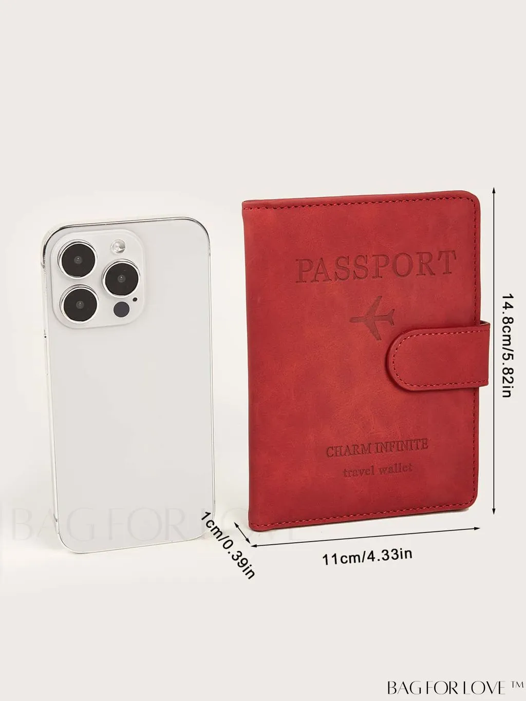 BagForLove - Travel Passport Wallet with RFID Blocking for Secure Protection