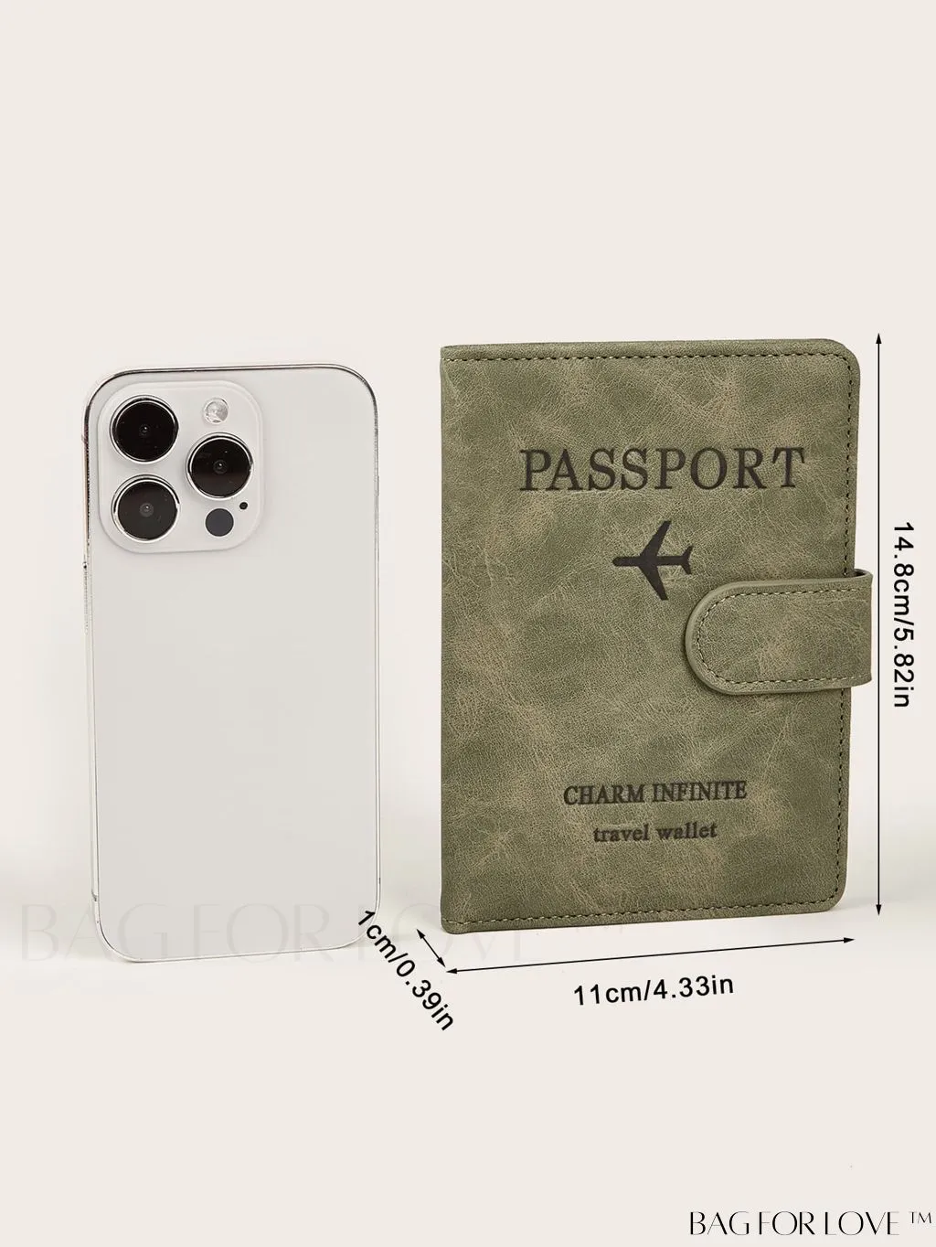 BagForLove - Travel Passport Wallet with RFID Blocking for Secure Protection