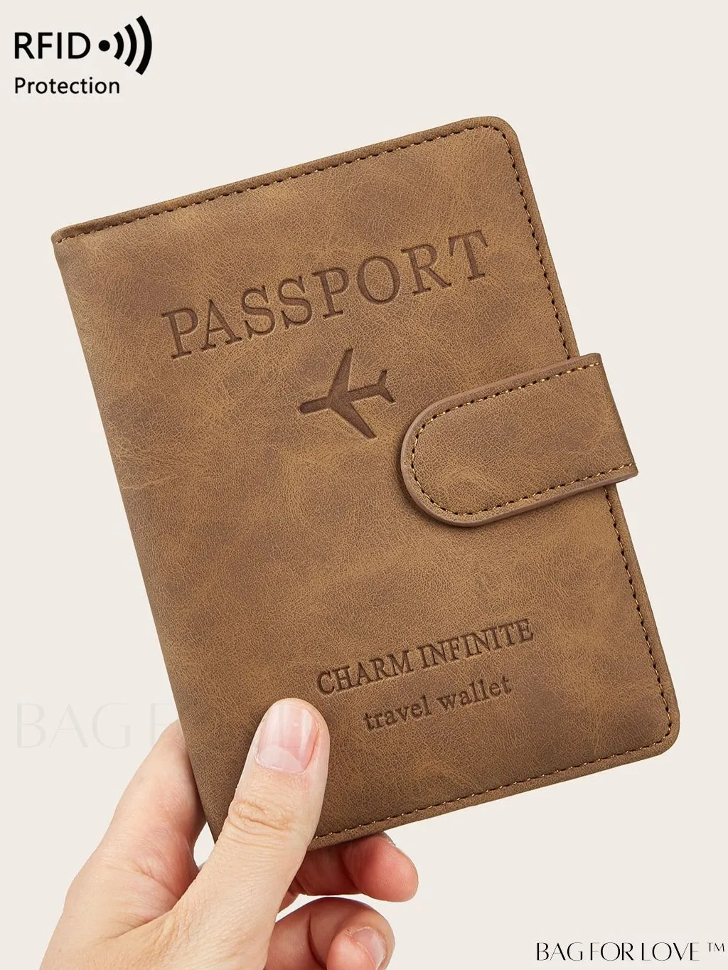 BagForLove - Travel Passport Wallet with RFID Blocking for Secure Protection