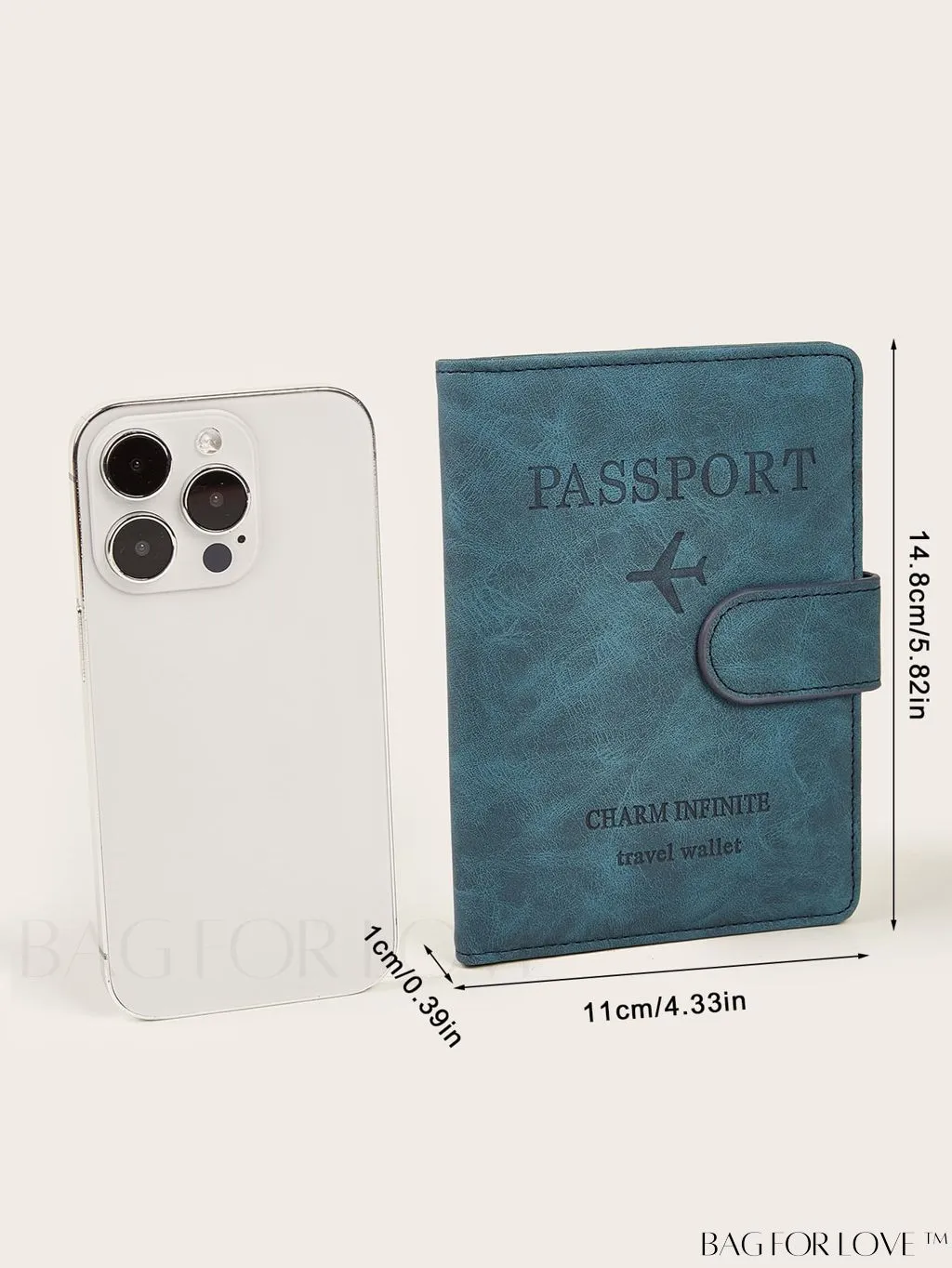 BagForLove - Travel Passport Wallet with RFID Blocking for Secure Protection