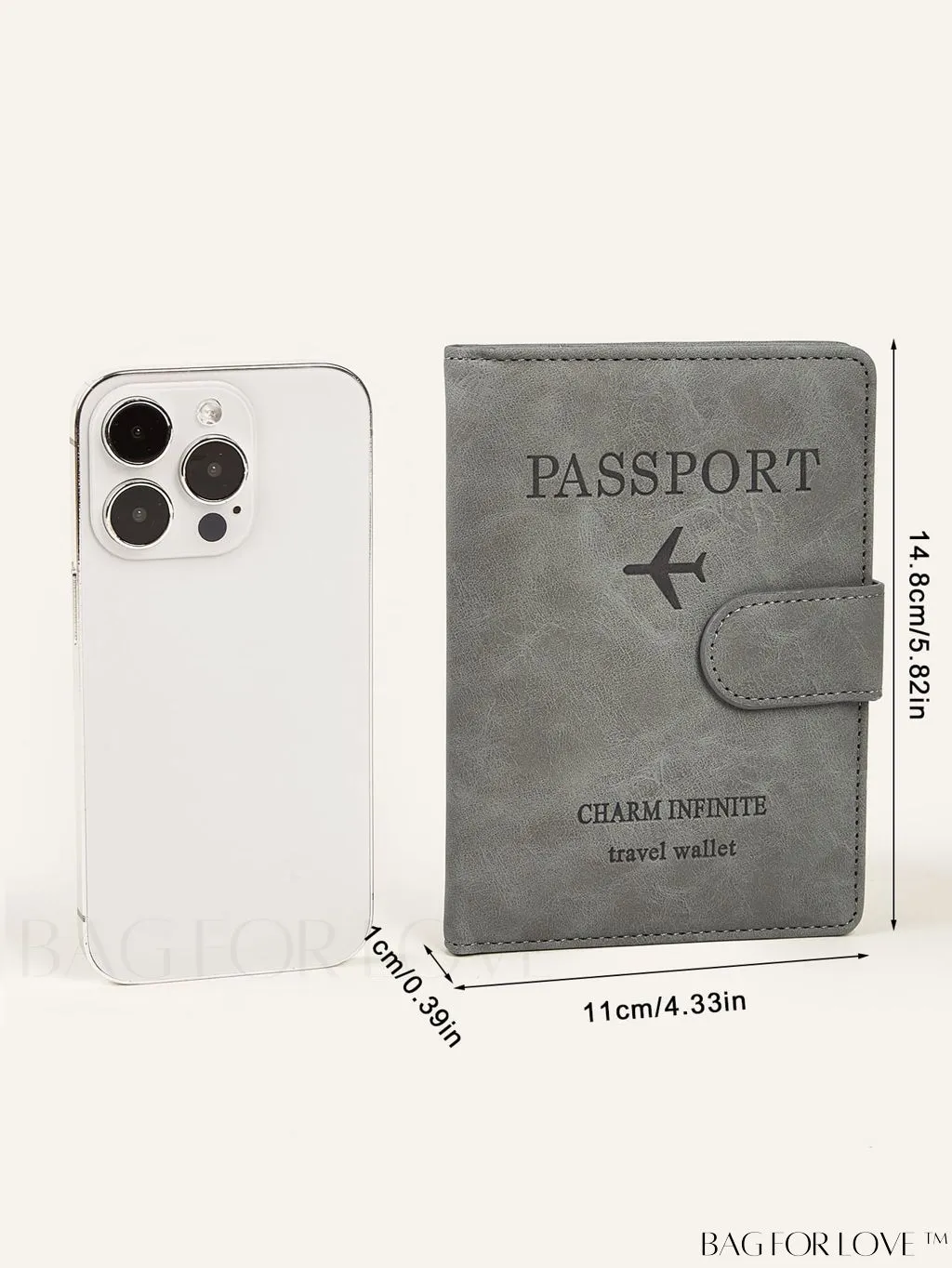 BagForLove - Travel Passport Wallet with RFID Blocking for Secure Protection