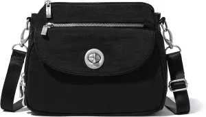 Baggallini Calais Crossbody Bags for Women 9.5"x7" Travel Handbag Purse w/RFID Front Wallet Lightweight Water-Resistant