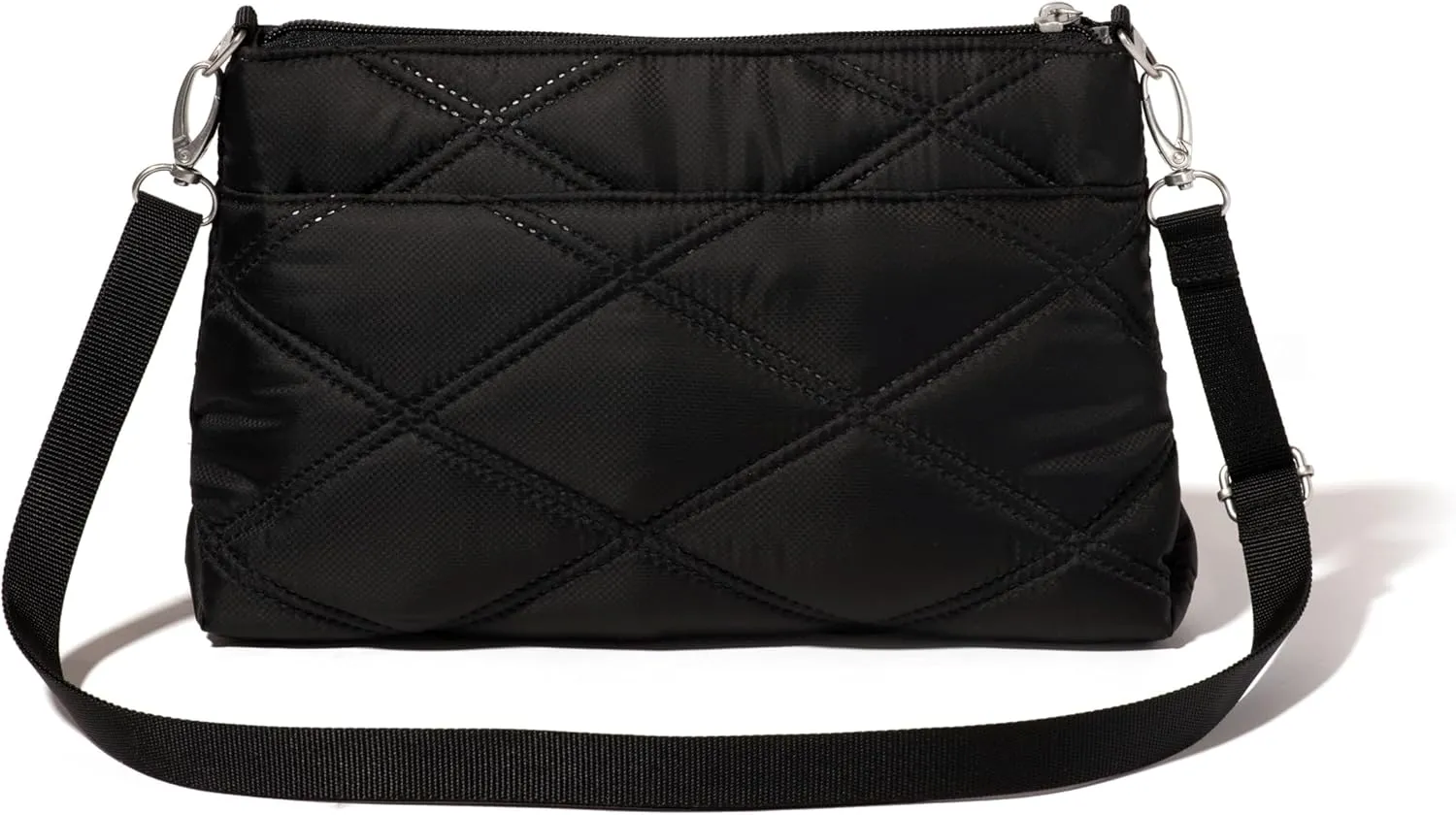 Baggallini Original Everyday 11x 7.5 Crossbody Bags for Women RFID Protected Washable Lightweight Nylon Zippered Travel Purse