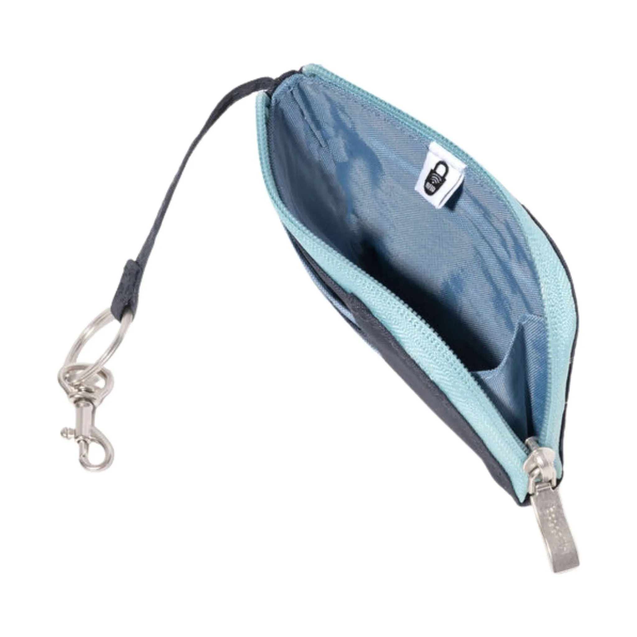 Baggallini RFID Zip Card Case - French Navy Color Block